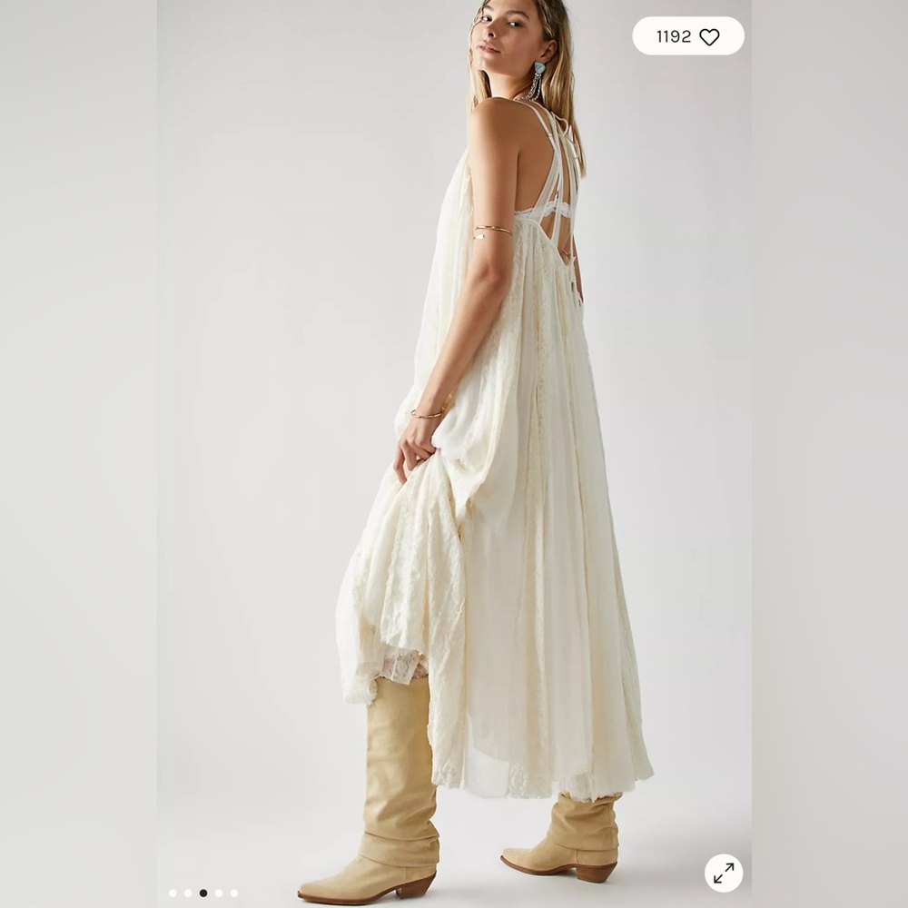 Free People Sweet Sea Lace Maxi Dress 🌿 - Picture 3 of 15